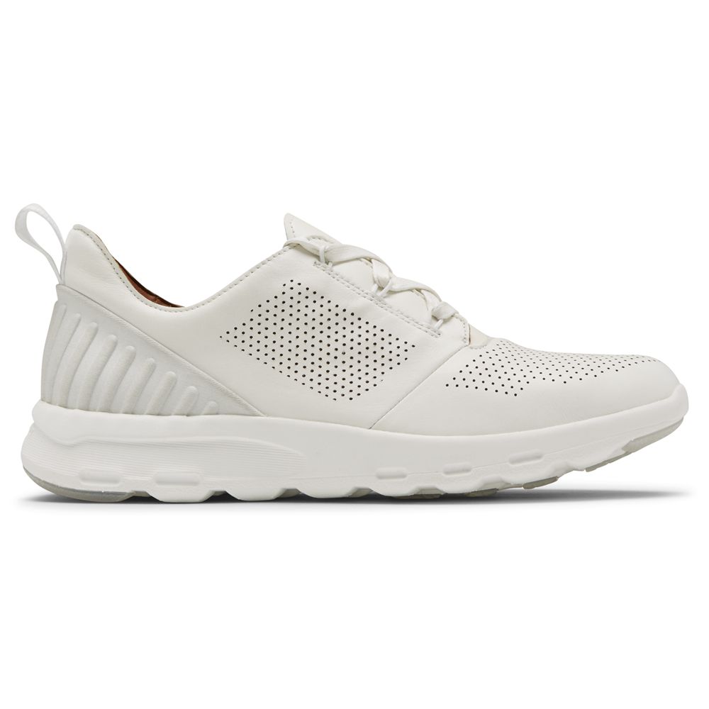 Rockport Pulsetech Tie - Womens Sneakers - White - NZ (VKF-815709)